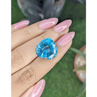 17.69 Ct. Blue Topaz from Ceylon (Sri Lanka) Life Style