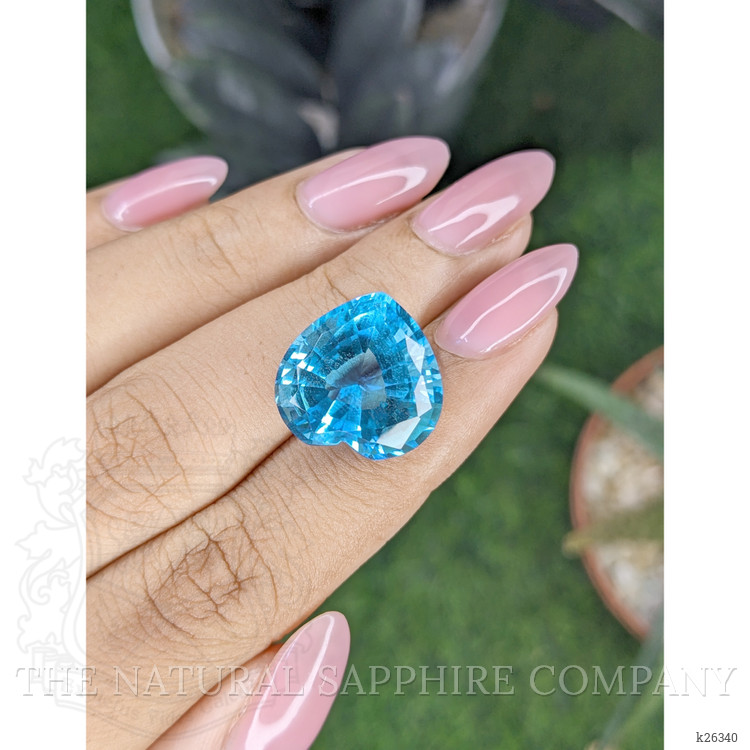 17.69 Ct. Blue Topaz from Ceylon (Sri Lanka)