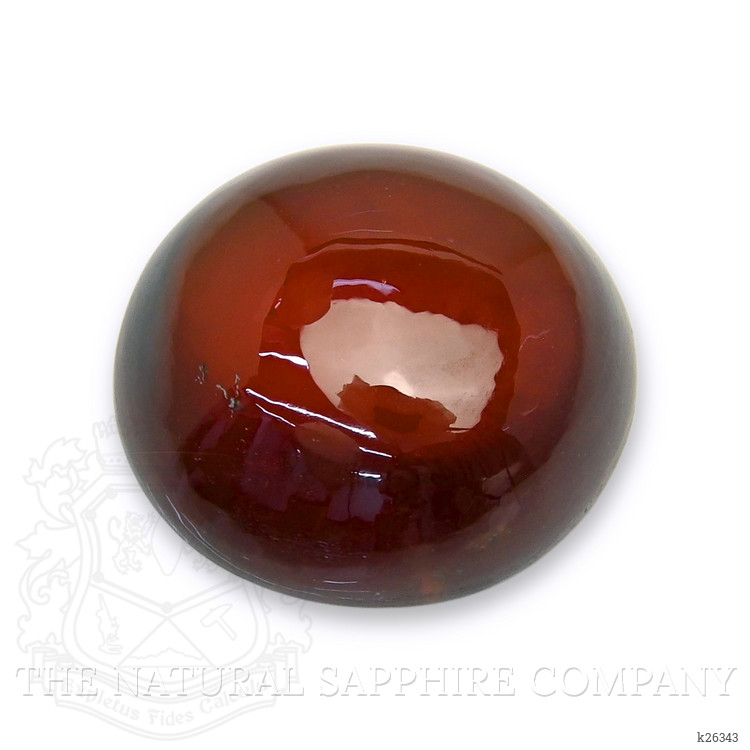 11.44 Ct. Red Cabochon Hessonite Garnet