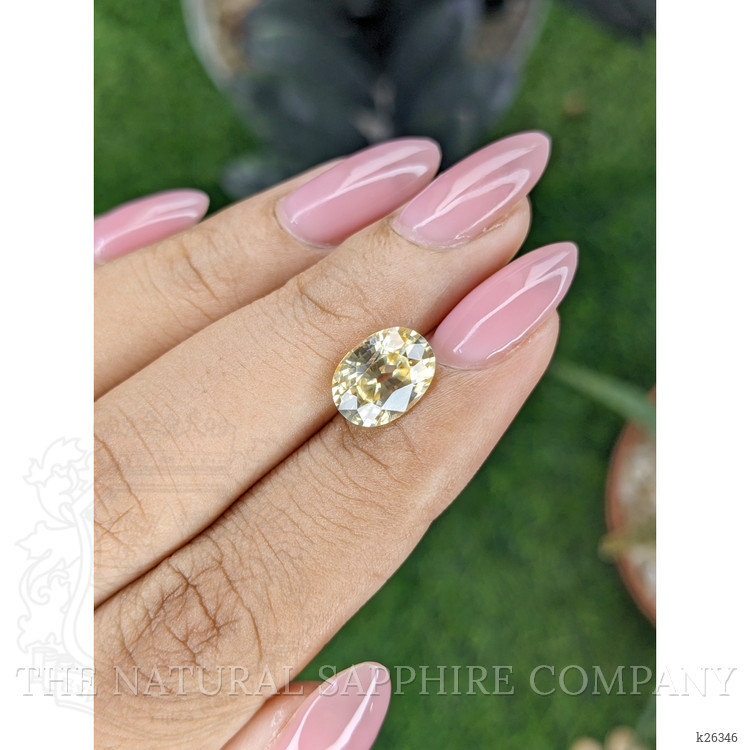 3.83 Ct. Yellow Zircon from Ceylon (Sri Lanka)