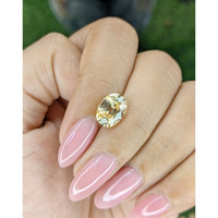 3.83 Ct. Yellow Zircon from Ceylon (Sri Lanka) Life Style
