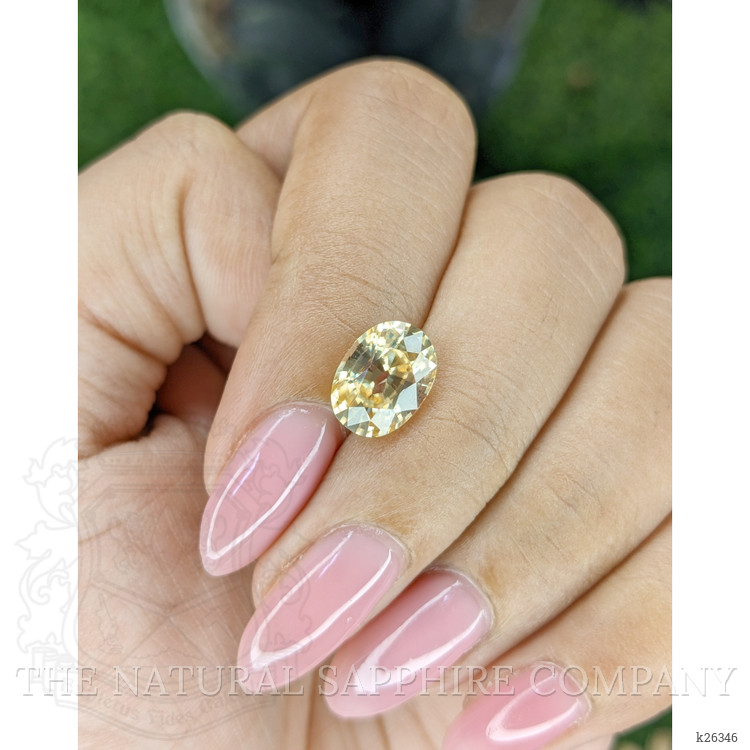 3.83 Ct. Yellow Zircon from Ceylon (Sri Lanka)