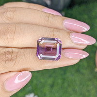 10.93 Ct. Bi Color Ametrine from Ceylon (Sri Lanka) Life Style