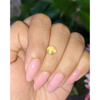 1.94 Ct. Yellow Cabochon Chrysoberyl from Ceylon (Sri Lanka) Life Style
