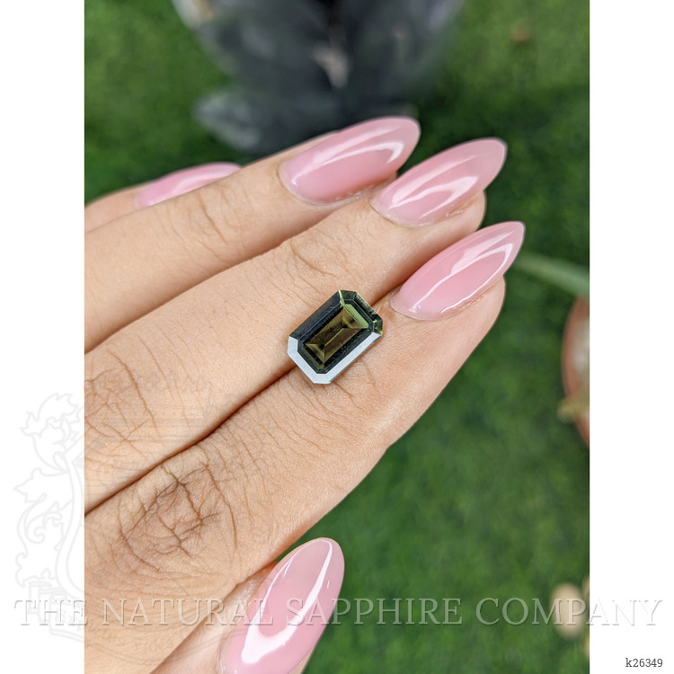2.42 Ct. Green Tourmaline from Ceylon (Sri Lanka)