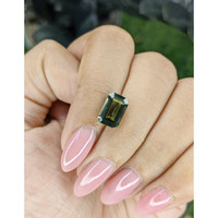 2.42 Ct. Green Tourmaline from Ceylon (Sri Lanka) Life Style
