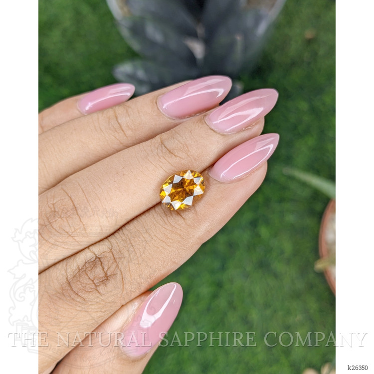 2.69 Ct. Brownish Orange Tourmaline from Ceylon (Sri Lanka)