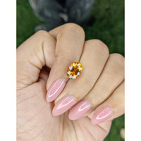 2.69 Ct. Brownish Orange Tourmaline from Ceylon (Sri Lanka) Life Style