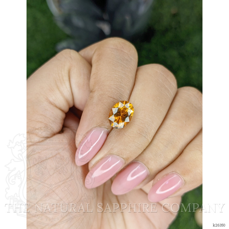 2.69 Ct. Brownish Orange Tourmaline from Ceylon (Sri Lanka)