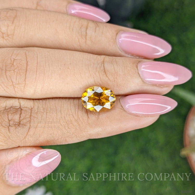 2.69 Ct. Brownish Orange Tourmaline from Ceylon (Sri Lanka)