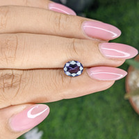 1.51 Ct. Purple Spinel from Ceylon (Sri Lanka) Life Style
