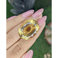 32.90 Ct. Yellowish Brown Citrine from Ceylon (Sri Lanka) Life Style