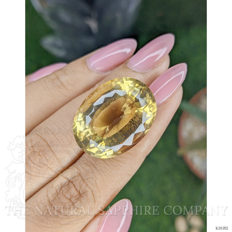 32.90 Ct. Yellowish Brown Citrine from Ceylon (Sri Lanka)