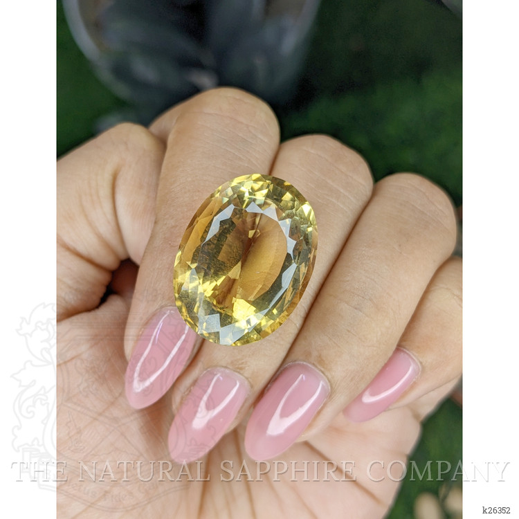 32.90 Ct. Yellowish Brown Citrine from Ceylon (Sri Lanka)