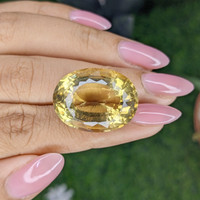 32.90 Ct. Yellowish Brown Citrine from Ceylon (Sri Lanka) Life Style