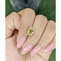 3.47 Ct. Yellowish Brown Zircon from Ceylon (Sri Lanka) Life Style