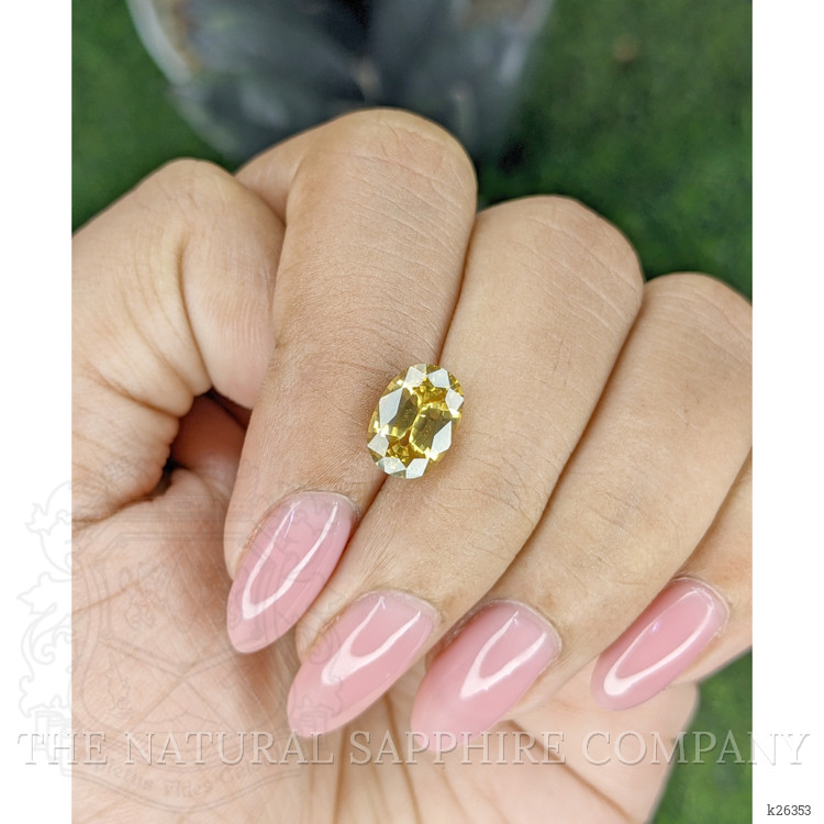 3.47 Ct. Yellowish Brown Zircon from Ceylon (Sri Lanka)