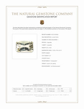8.03 Ct. Yellow Scapolite from Ceylon (Sri Lanka) Scan Report