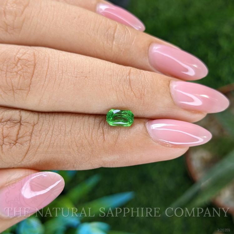 0.95 Ct. Tsavorite Garnet from Tanzania