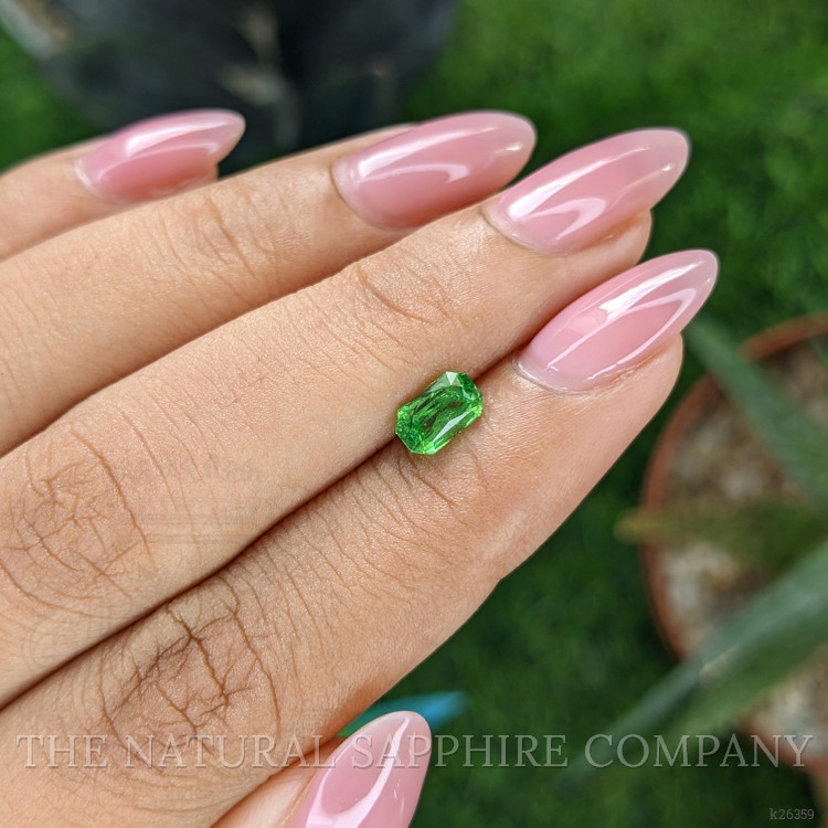 0.95 Ct. Tsavorite Garnet from Tanzania