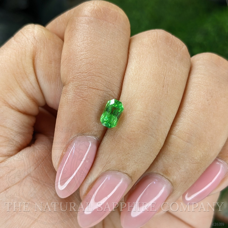 0.95 Ct. Tsavorite Garnet from Tanzania