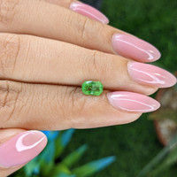 0.77 Ct. Tsavorite Garnet from Tanzania Life Style