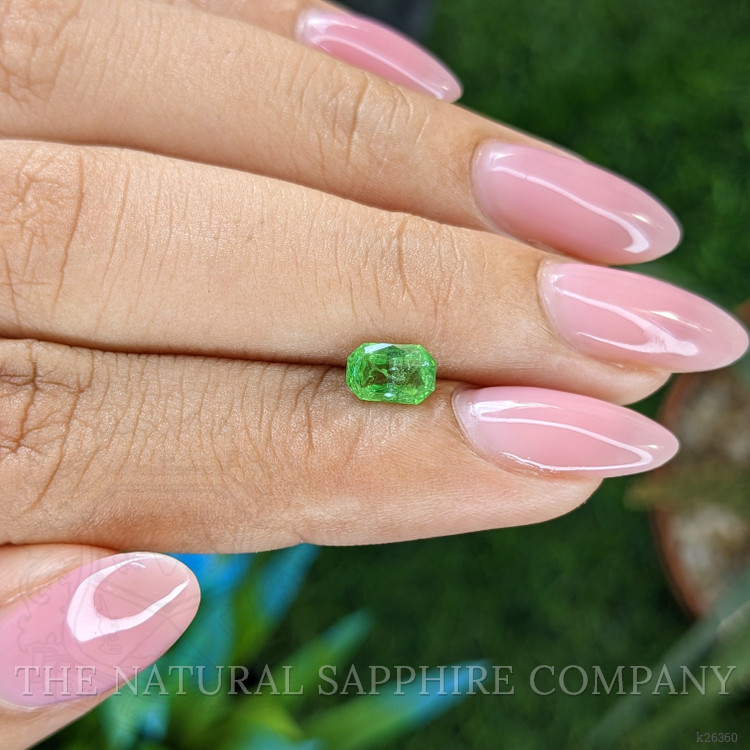 0.77 Ct. Tsavorite Garnet from Tanzania