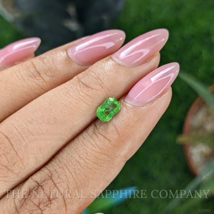 0.77 Ct. Tsavorite Garnet from Tanzania