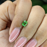 0.59 Ct. Tsavorite Garnet from Tanzania Life Style