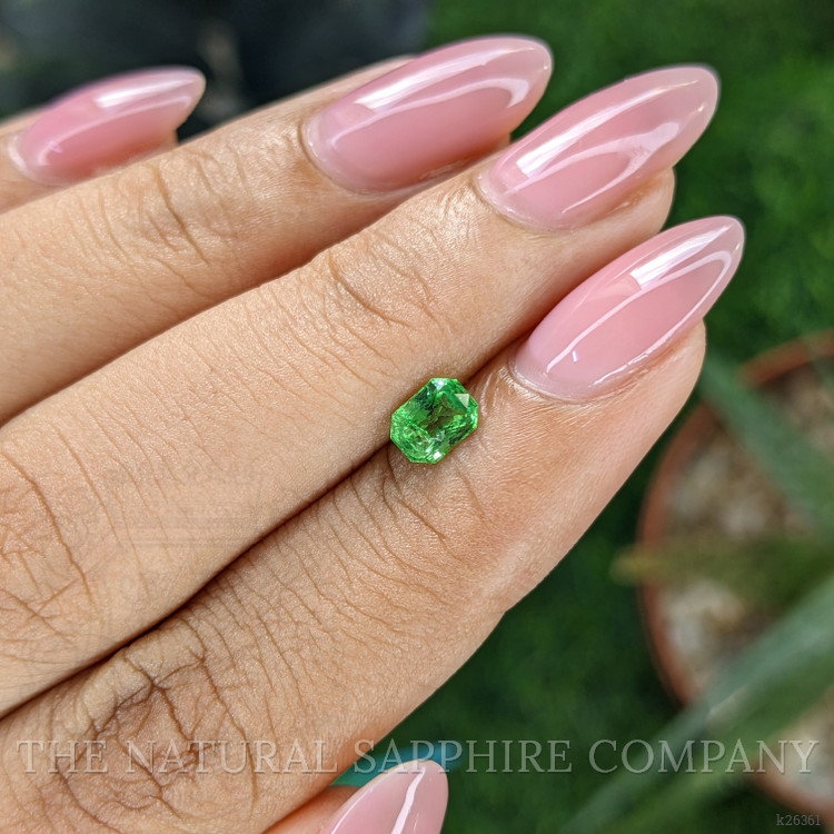 0.59 Ct. Tsavorite Garnet from Tanzania