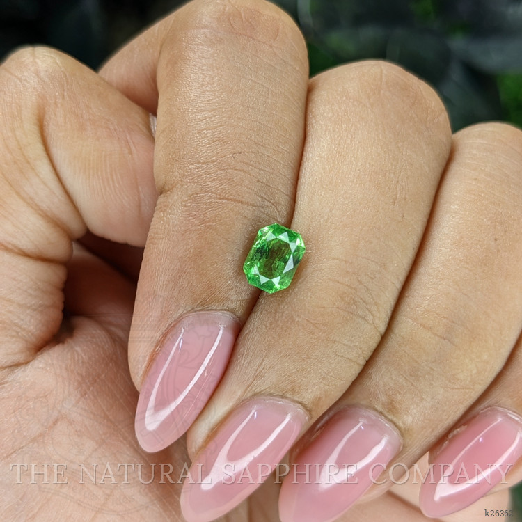 0.91 Ct. Tsavorite Garnet from Tanzania