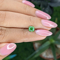 0.75 Ct. Tsavorite Garnet from Tanzania Life Style