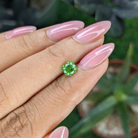 0.75 Ct. Tsavorite Garnet from Tanzania Life Style