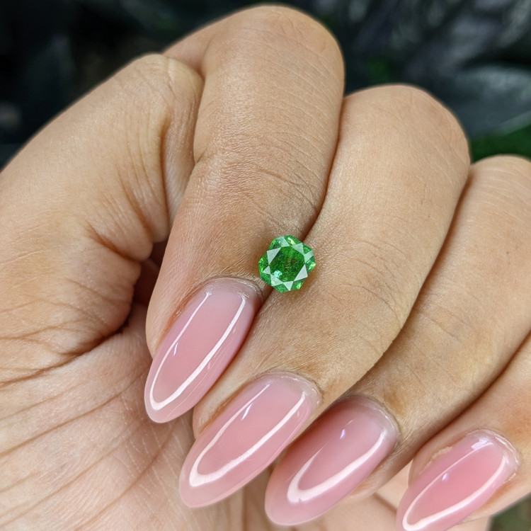 0.75 Ct. Tsavorite Garnet from Tanzania
