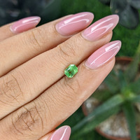 0.61 Ct. Tsavorite Garnet from Tanzania Life Style