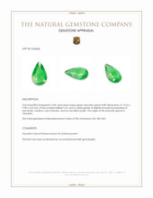 5.00 Ct. Tsavorite Garnet from Tanzania Appraisal