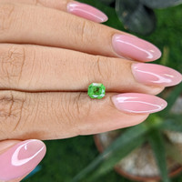 0.62 Ct. Tsavorite Garnet from Tanzania Life Style