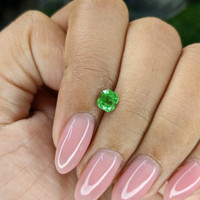 0.62 Ct. Tsavorite Garnet from Tanzania Life Style