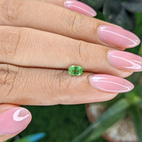 0.46 Ct. Tsavorite Garnet from Tanzania Life Style