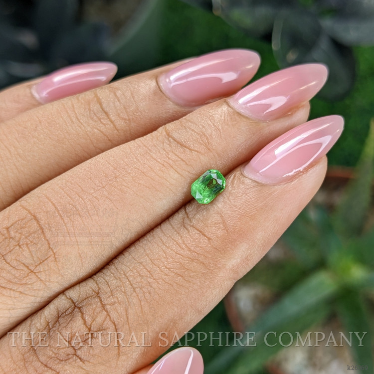 0.46 Ct. Tsavorite Garnet from Tanzania