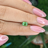 0.53 Ct. Tsavorite Garnet from Tanzania Life Style