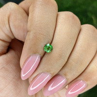 0.40 Ct. Tsavorite Garnet from Tanzania Life Style