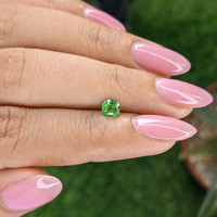 0.40 Ct. Tsavorite Garnet from Tanzania Life Style