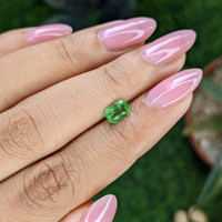 0.84 Ct. Tsavorite Garnet from Tanzania Life Style
