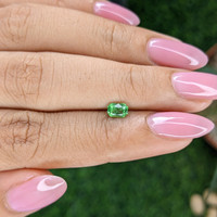 0.45 Ct. Tsavorite Garnet from Tanzania Life Style