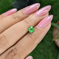 0.66 Ct. Tsavorite Garnet from Tanzania Life Style
