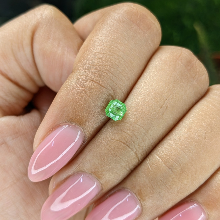 0.59 Ct. Tsavorite Garnet from Tanzania