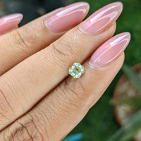 0.63 Ct. Green Chrysoberyl from Tanzania Life Style