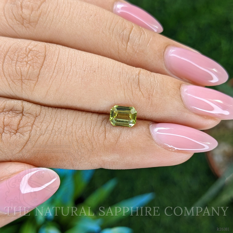 0.86 Ct. Green Chrysoberyl from Tanzania