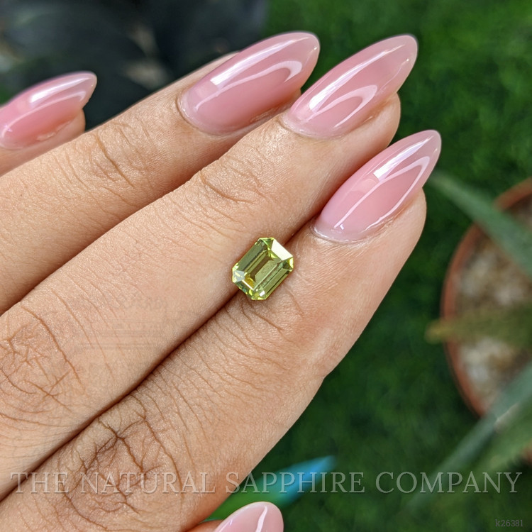 0.86 Ct. Green Chrysoberyl from Tanzania
